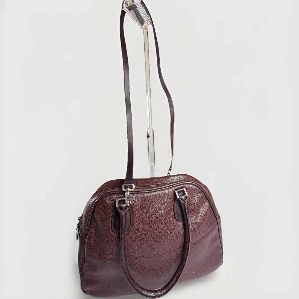 FURLA Brownish Red Leather Strap Bowling Shoulder  bag with‎ strap - Picture 13 of 16